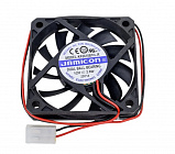 Вентилятор KF0610B1H-R, [12В][0,23A][ 60х60х10 мм][подшипник качения], JAMICON(Kaimei)