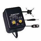 Блок питания Robiton PC-1000,  [нестабилизированный]  [1,5-12В][1А] 1,5 / 3 / 4,5 / 6 / 7,5 / 9 / 12В, Robiton