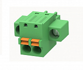 Зажим 15EDGKDM-3.81-02P-14-00AH, разъемный клеммный блок на плату, 2 конт. , Degson