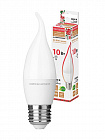 Лампа светодиодная E27 WFC37-10 Вт-230 В -3000 К–E27 (свеча на ветру) Народная, белый теплый свет/ E27/ SQ0340-1599, TDM