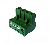 Зажим 2EDGK-5.0-04P-14-00AH, разъемный клеммный блок, 4 контакта, Degson