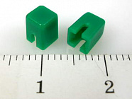 Колпачок SWT-81-61 G L=4 зеленый, 4*4*5,5мм / отв.под толк. 2,5*2,5мм., DPT