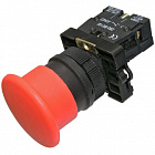 Кнопка LXA2 (3SA5)-BC42 on-(off), красная,  NC, без фиксации, 240В, 3А, IP40,  толкателем типа 'гриб', Китай