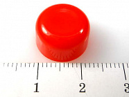 Колпачок A01 красный,  [13*7,8мм.] [отв.под толк. 1,8*2,8мм.] [для PSW-3], JIA