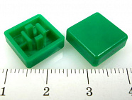 Колпачок SWT-81-21 G L=12 зеленый, 12*12*5,4мм / отв.под толк.3,5*3,5мм., DPT